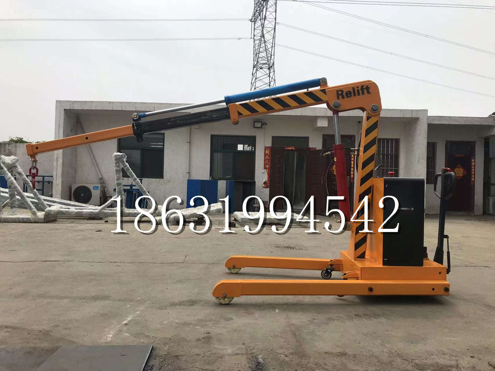 崇礼区久征定做3吨三轮随车吊 农用园林绿化移树吊 平板工程用小吊机